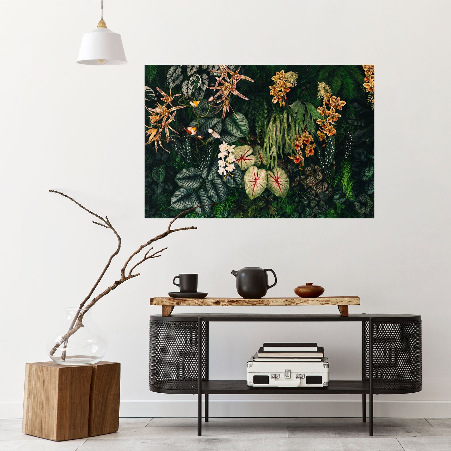 SILENT WILDERNESS Peel and Stick Horizontal Poster