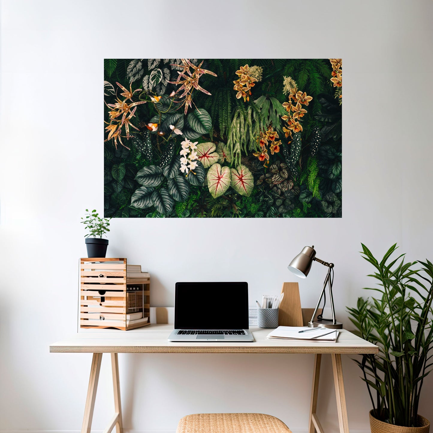 SILENT WILDERNESS Peel and Stick Horizontal Poster