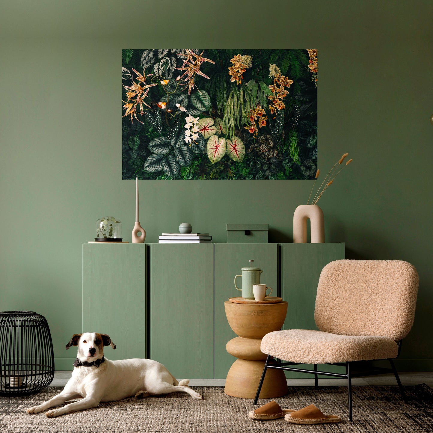 SILENT WILDERNESS Peel and Stick Horizontal Poster