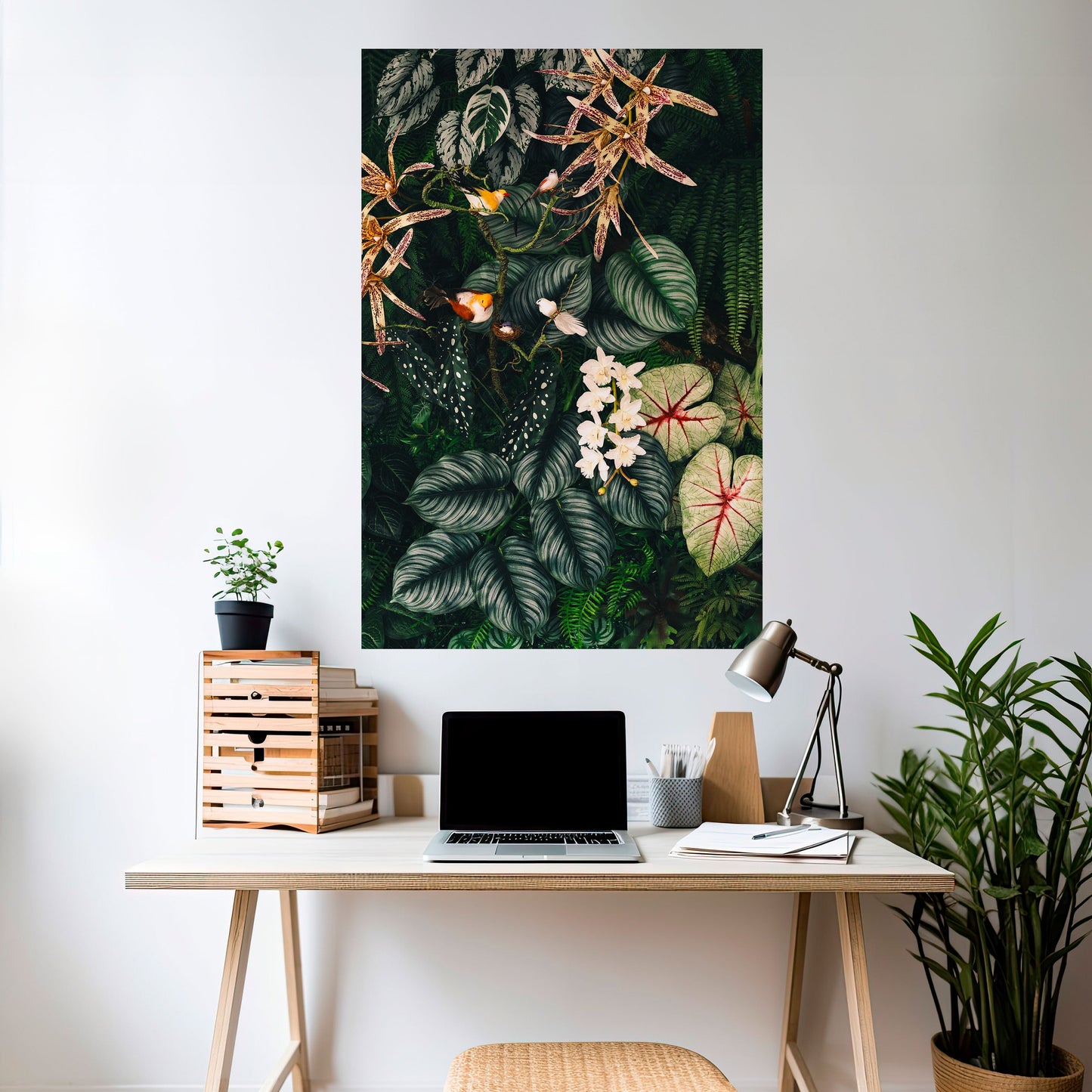 SILENT WILDERNESS Peel and Stick Vertical Poster