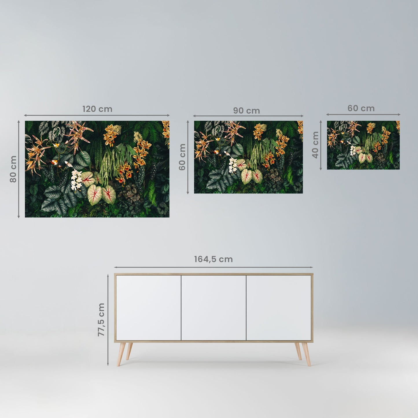 SILENT WILDERNESS Peel and Stick Horizontal Poster