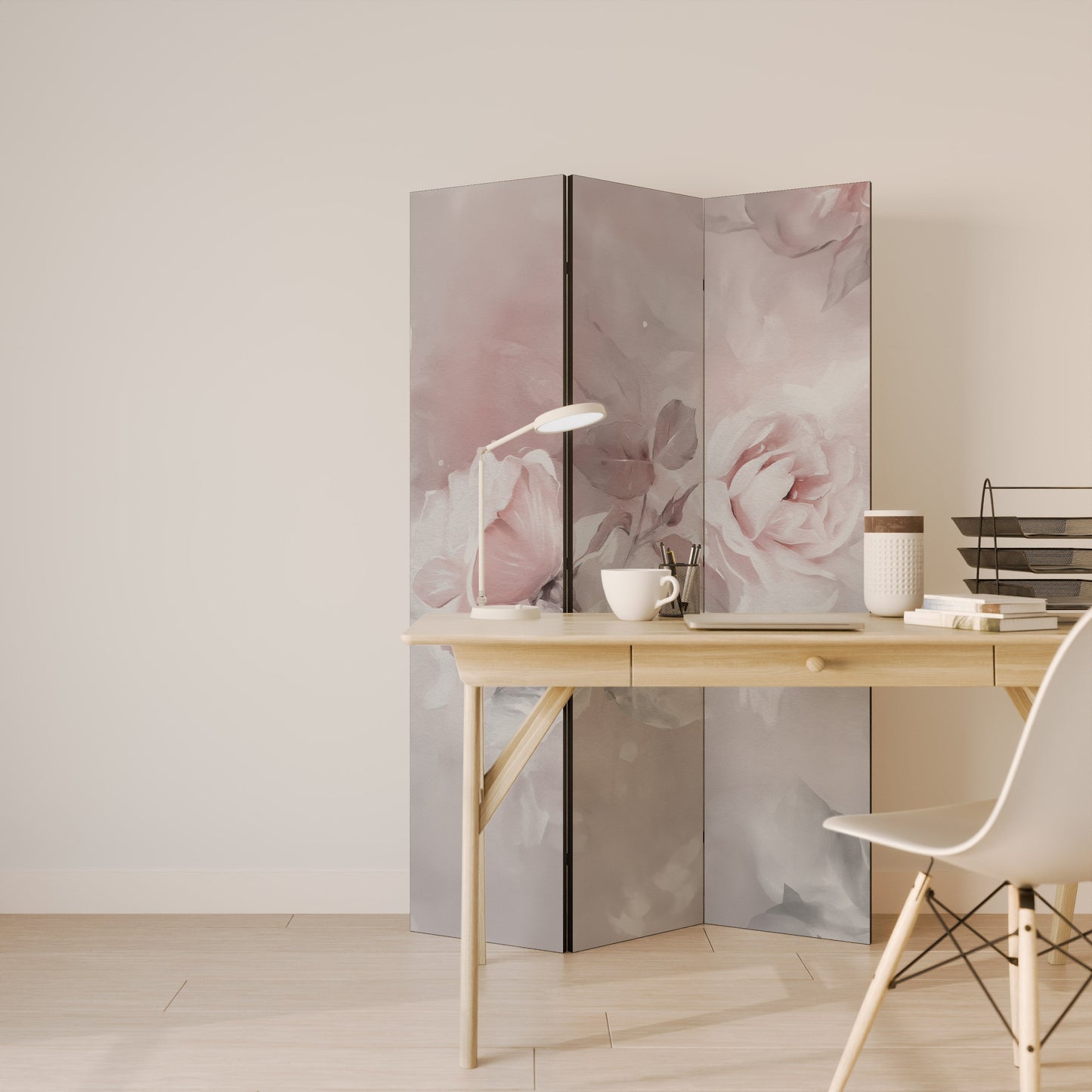 GRACEFUL DAYS Dekorativ rumsavdelare med 3 paneler