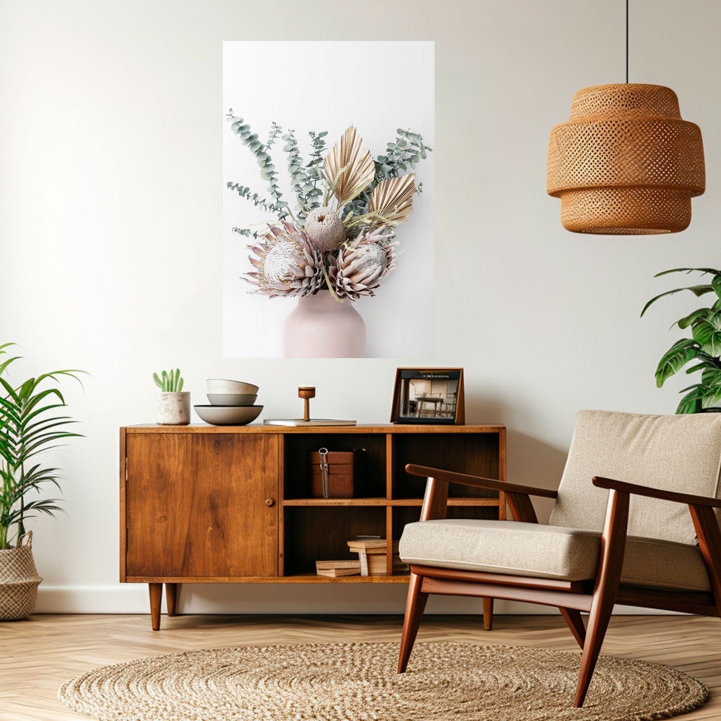 NATURE'S GOLDEN WHIMSY Peel and Stick Vertical Poster