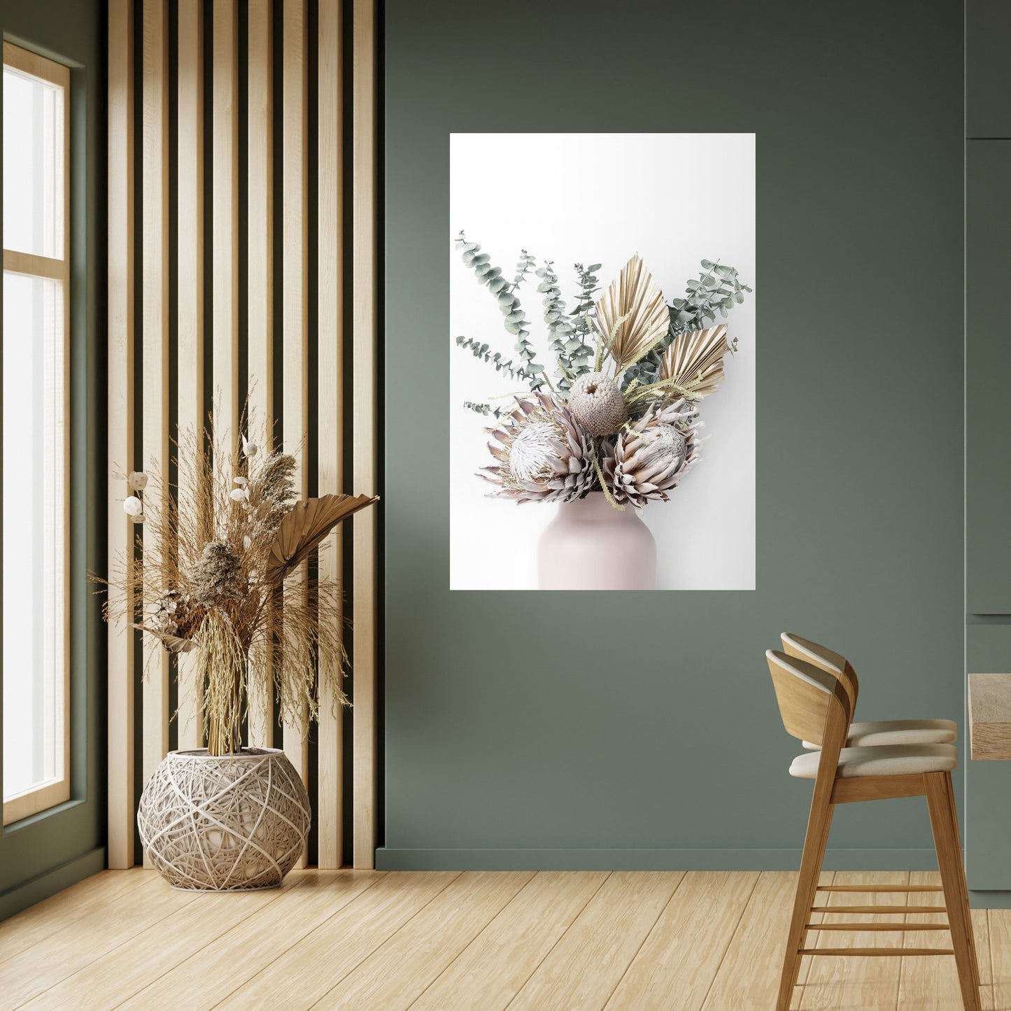 NATURE'S GOLDEN WHIMSY Peel and Stick Vertical Poster