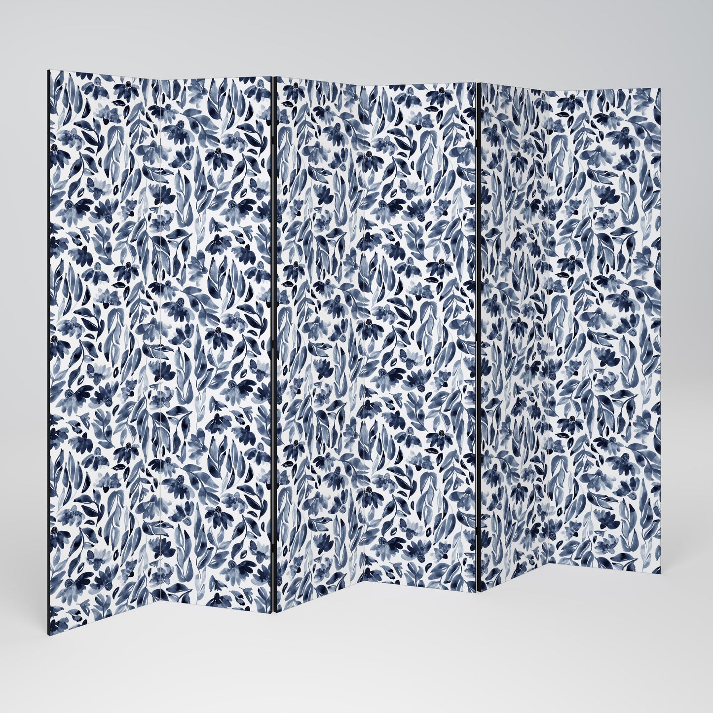 Dekorativ rumsavdelare med 6 paneler FLORAL FANTASY FABLE