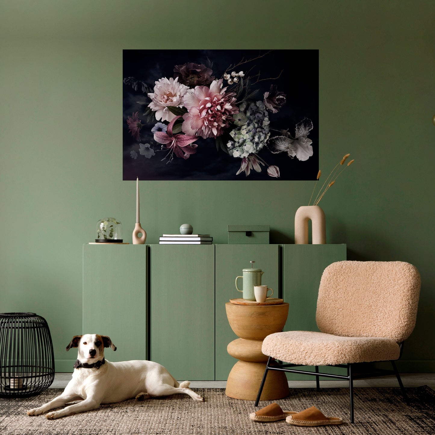 PURE BLOSSOM Peel and Stick Horizontal Poster