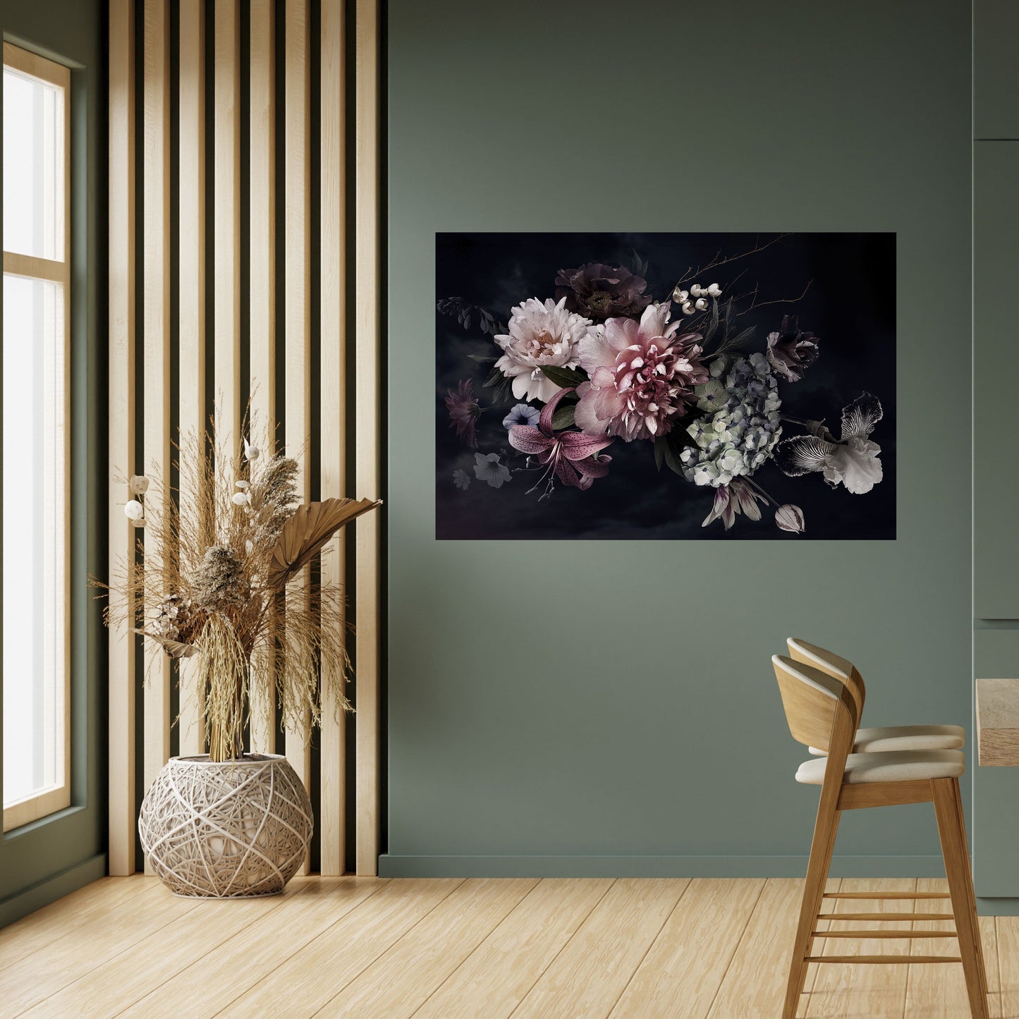 PURE BLOSSOM Peel and Stick Horizontal Poster