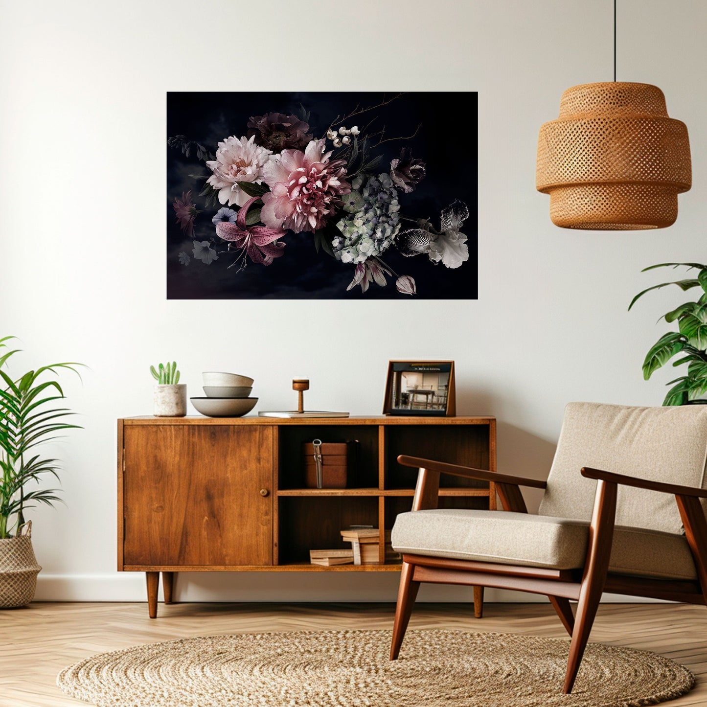 PURE BLOSSOM Peel and Stick Horizontal Poster