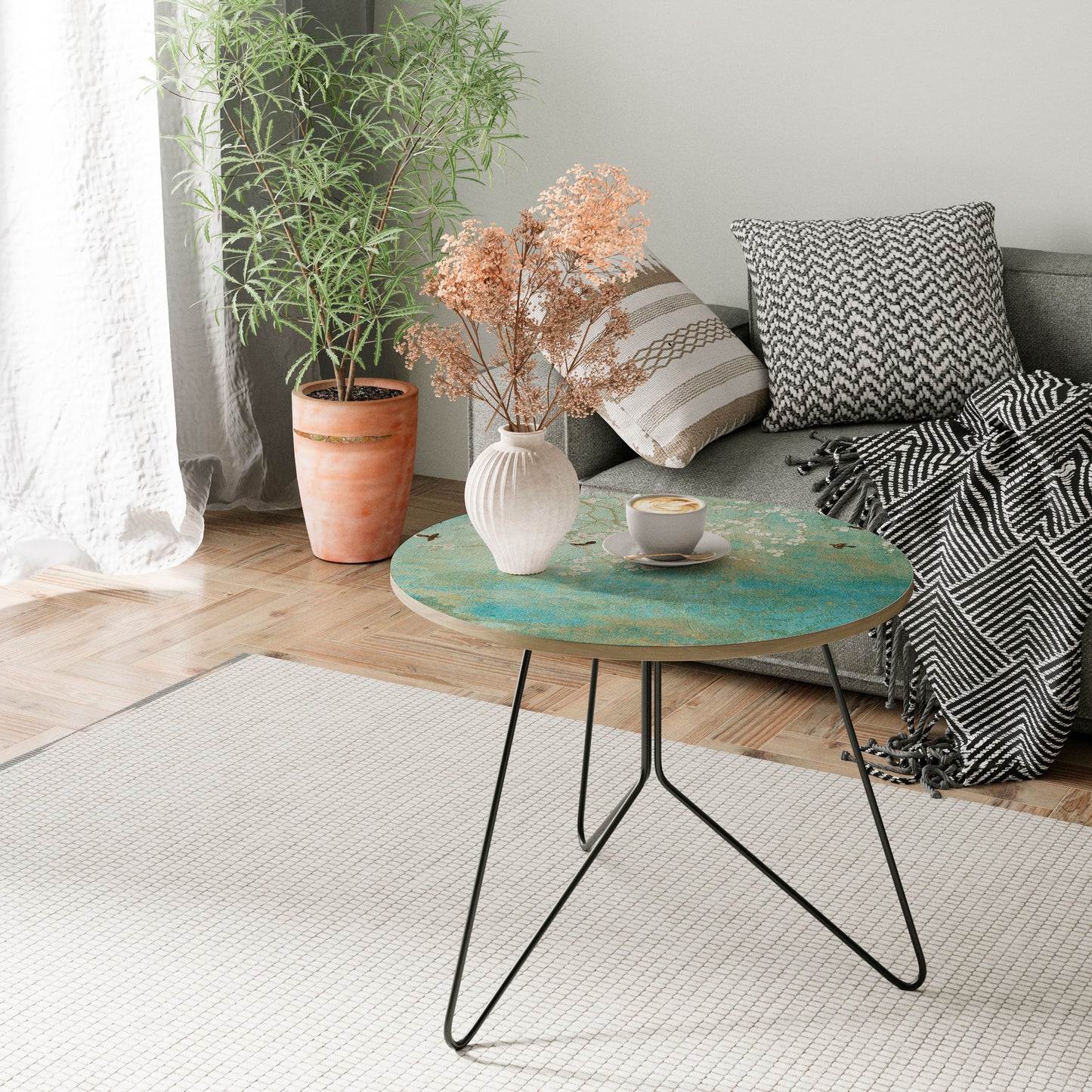 BLOMMANDE CHARM Stort soffbord