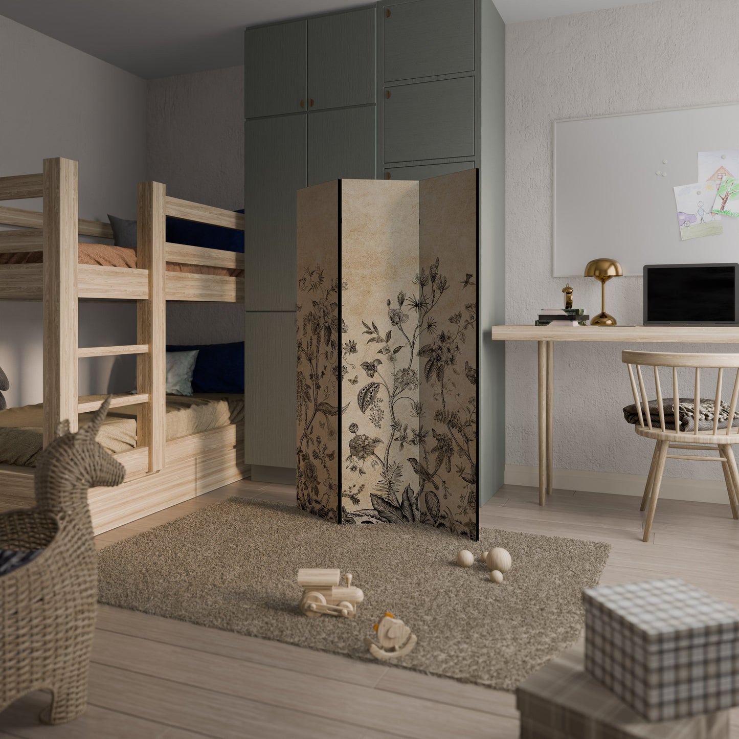 GLADE ESSENCE Dekorativ rumsavdelare med 3 paneler
