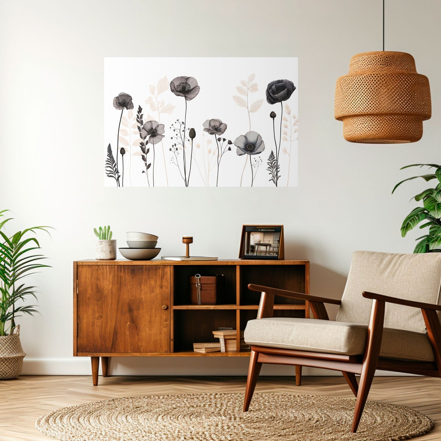 POMPY ALLURE Horisontell poster med självhäftande motiv