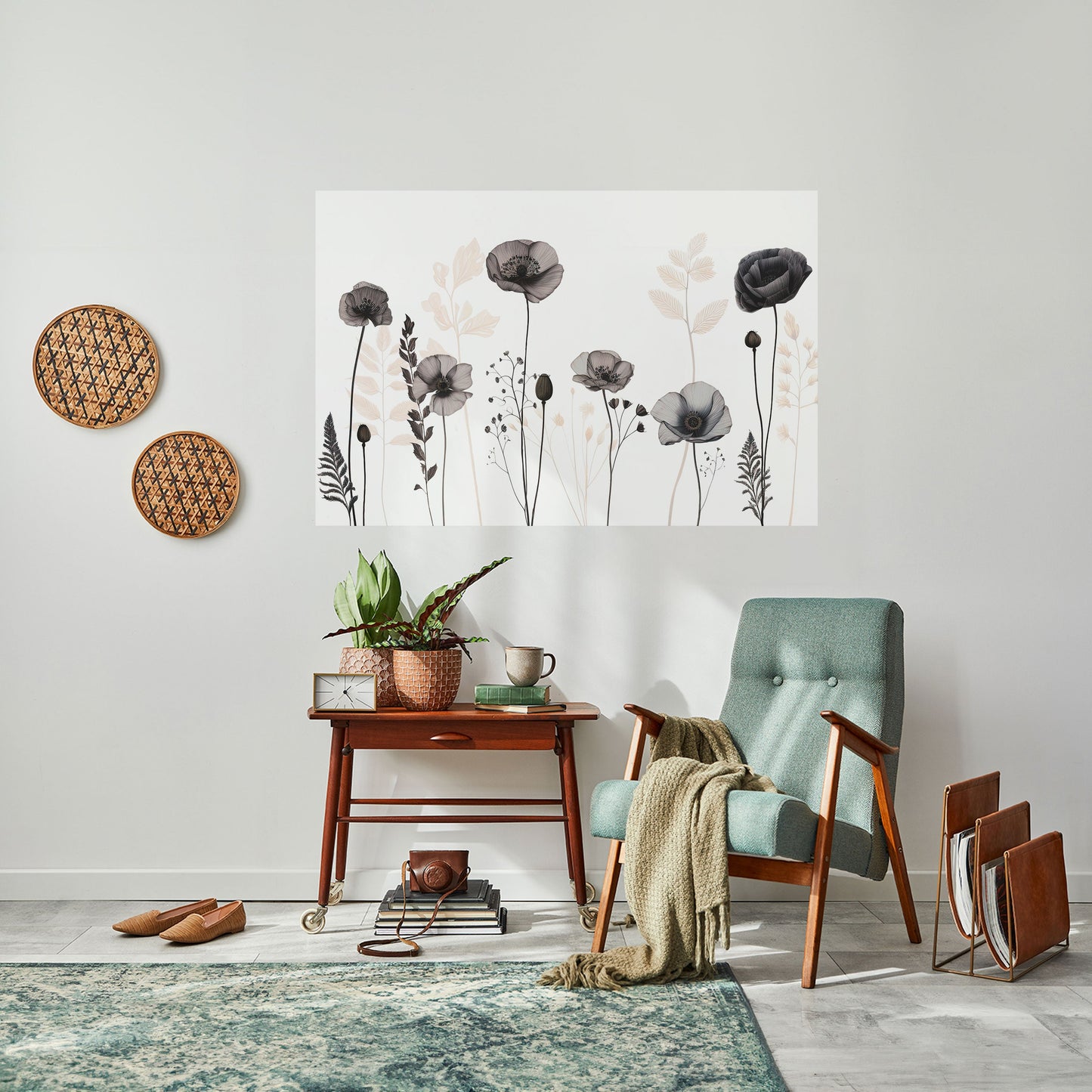 POMPY ALLURE Horisontell poster med självhäftande motiv