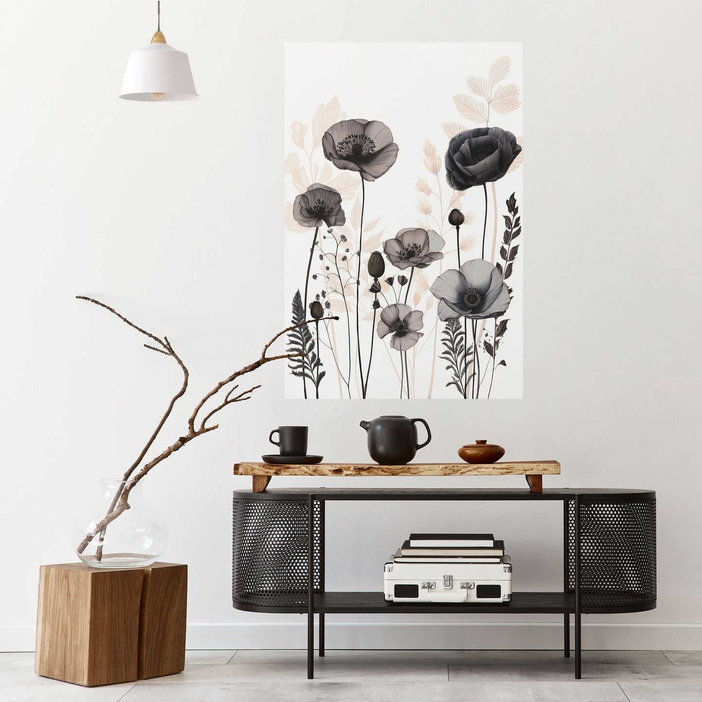 POPPY ALLURE Peel and Stick Vertical Poster