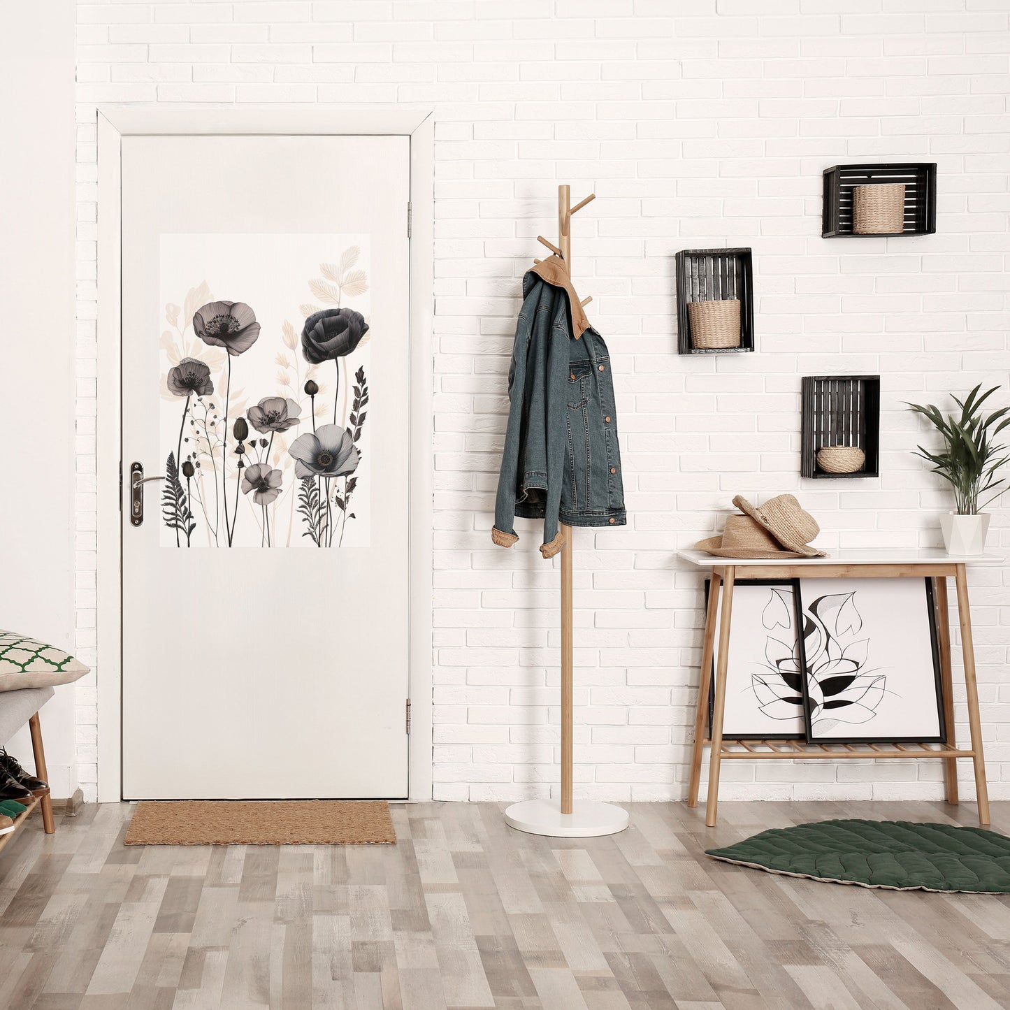 POPPY ALLURE Peel and Stick Vertical Poster