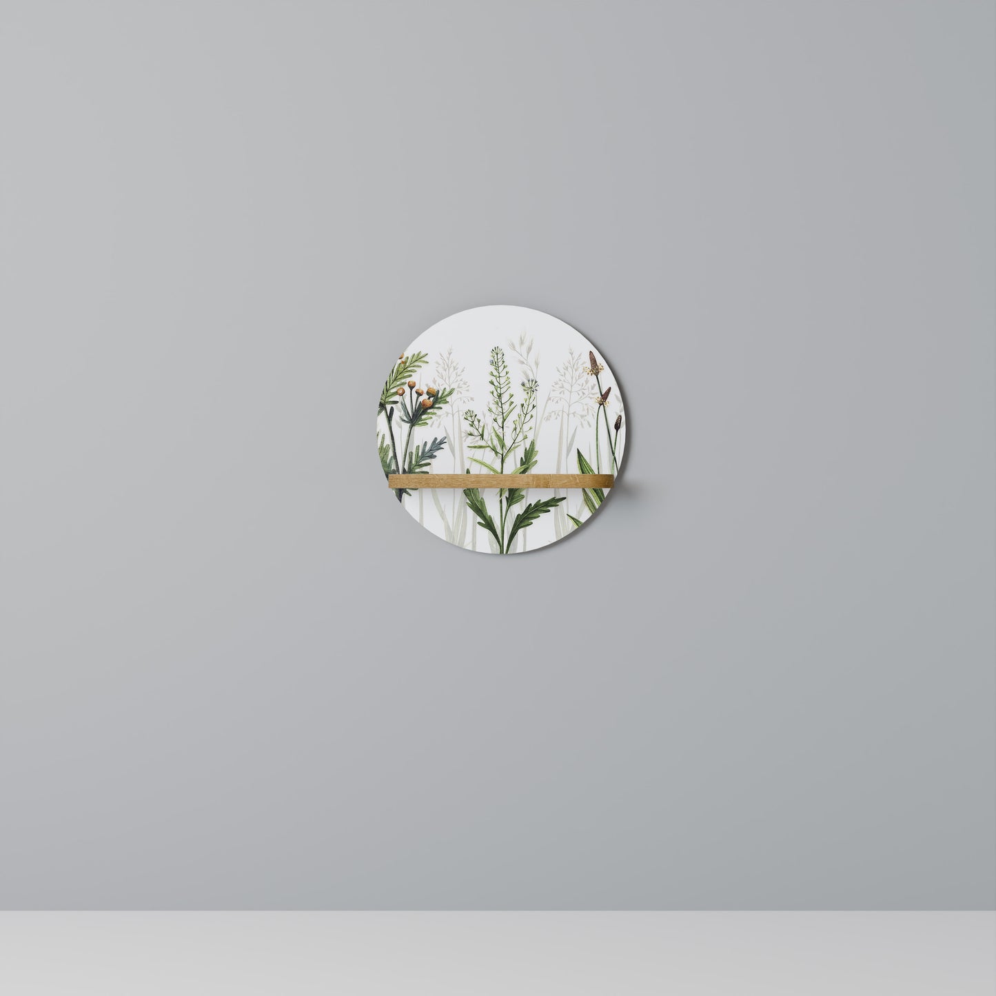 HERBAL DREAM Rund Konsthylla I Ekeffekt