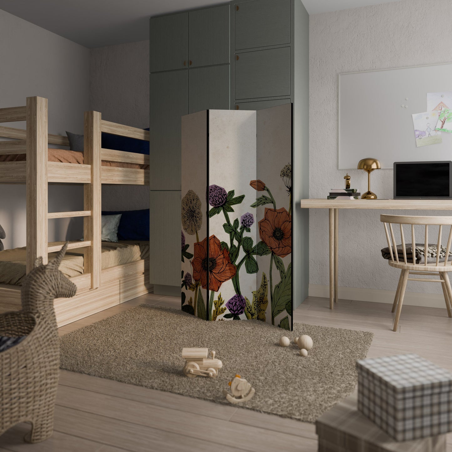 SPROUT ELEGANCE Decorative 3-Panel Room Divider