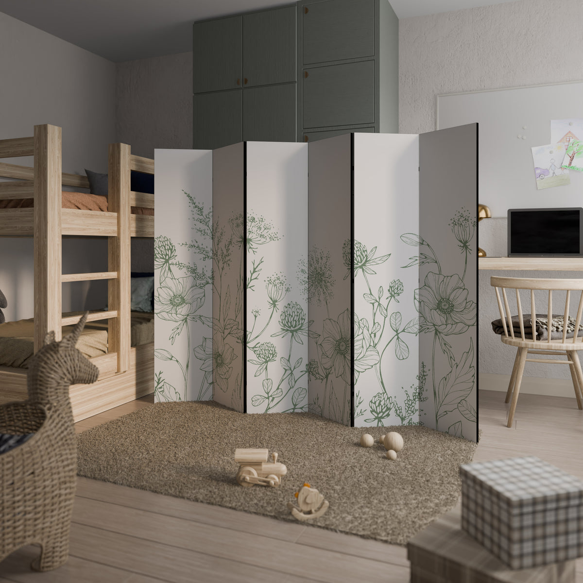 WILDER BEAUTY Rumsavdelare 6 paneler