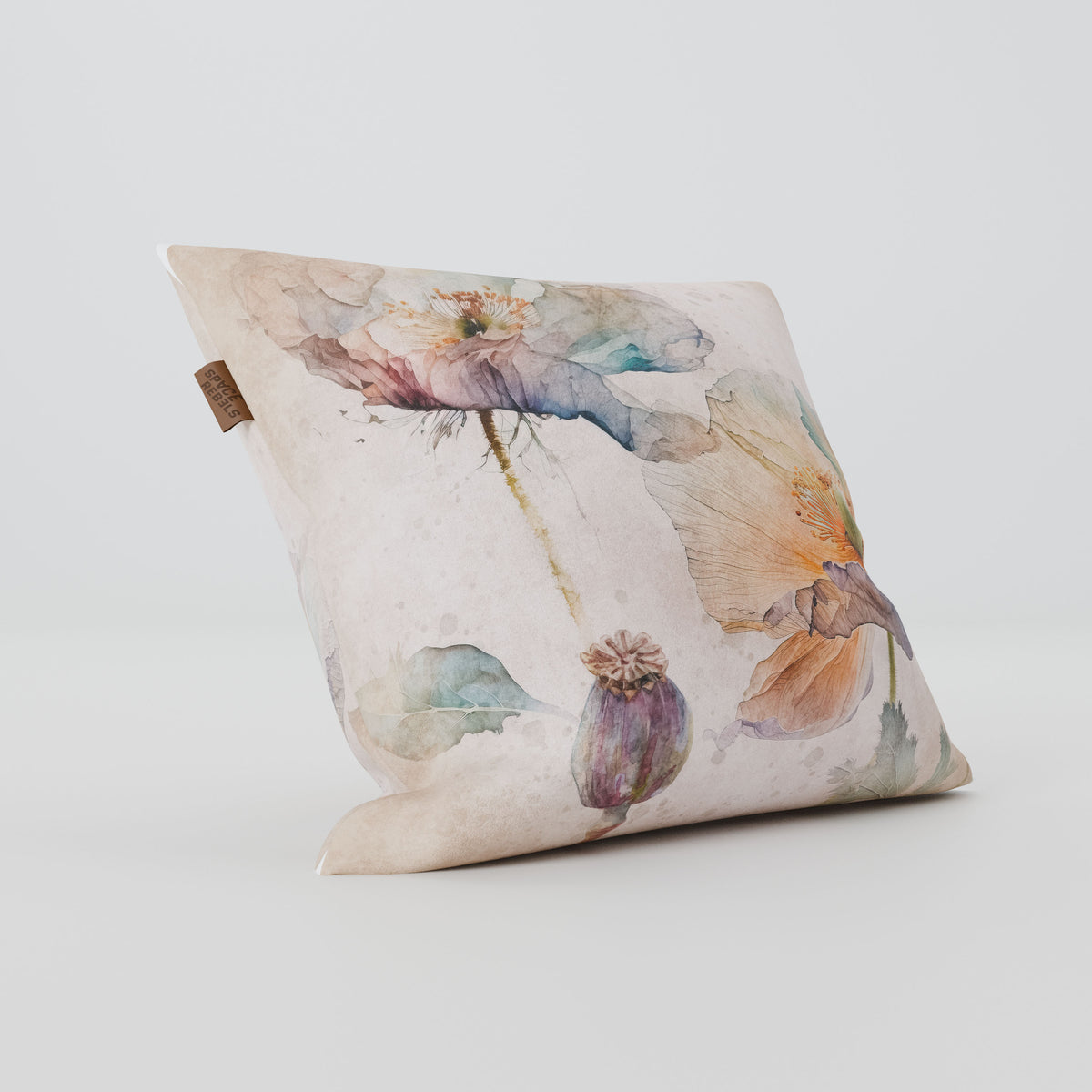 SOFTEN POPPY Decorative Cushion