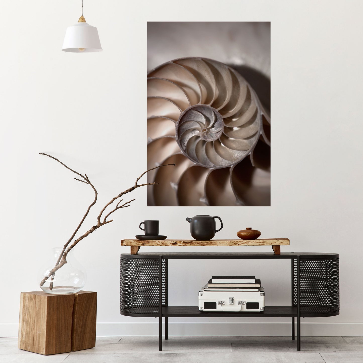 WHISPERS OF SHELLS Peel and Stick Vertical Poster