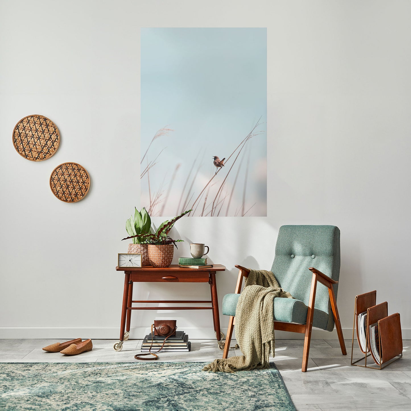 NATURE'S CHORUS Peel and Stick Vertical Poster