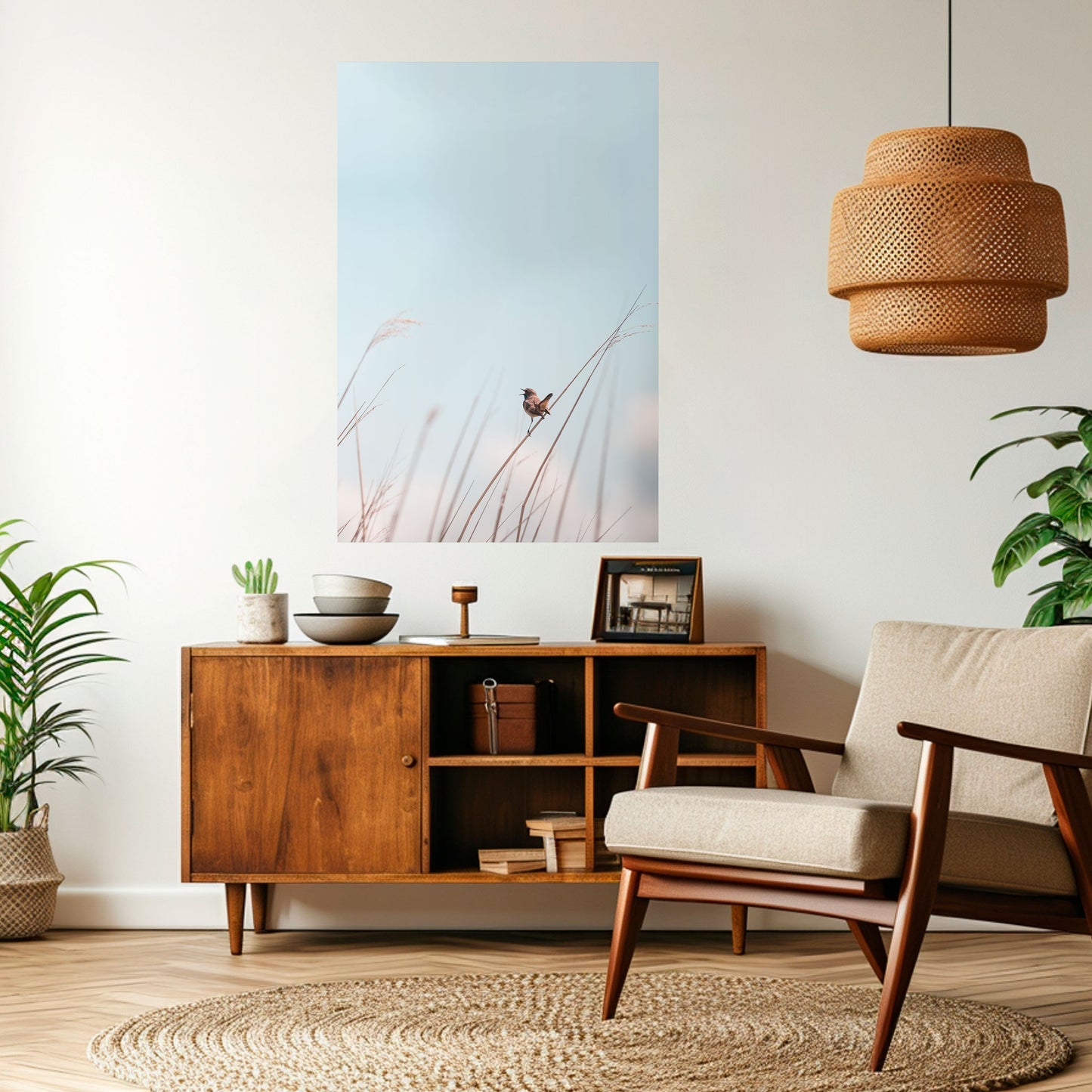 NATURE'S CHORUS Peel and Stick Vertical Poster