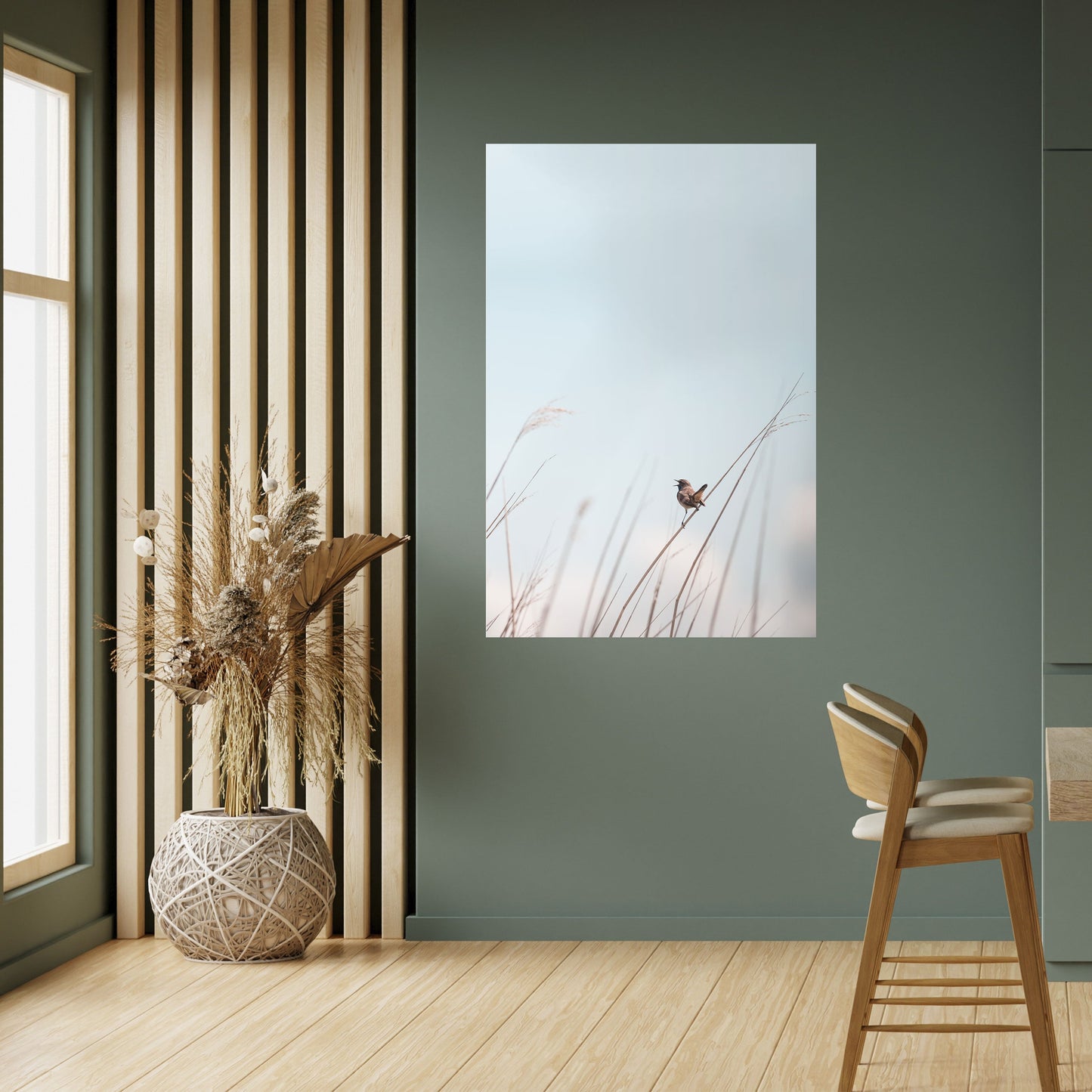 NATURE'S CHORUS Peel and Stick Vertical Poster
