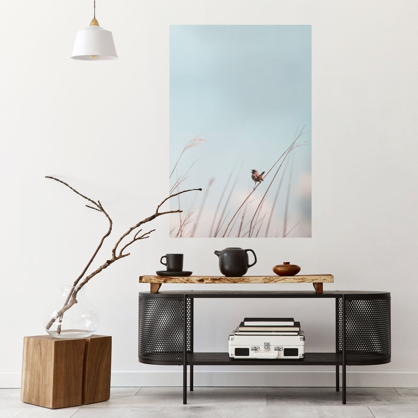 NATURE'S CHORUS Peel and Stick Vertical Poster