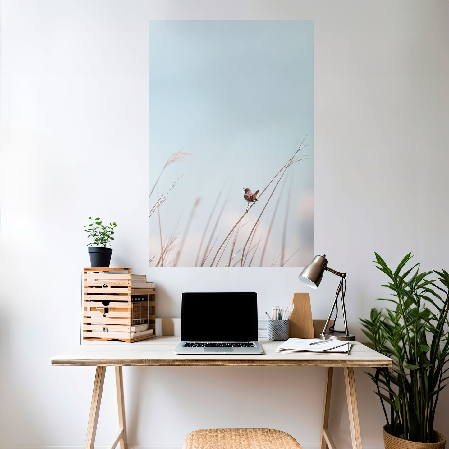 NATURE'S CHORUS Peel and Stick Vertical Poster