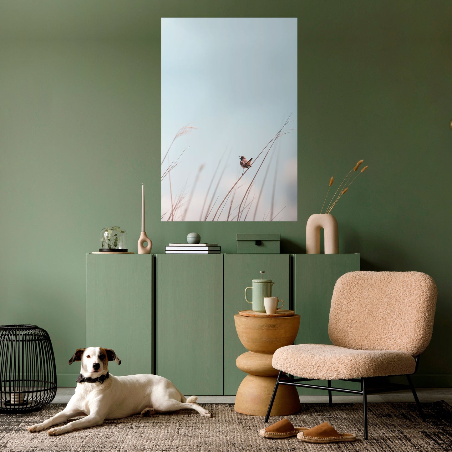 NATURE'S CHORUS Peel and Stick Vertical Poster
