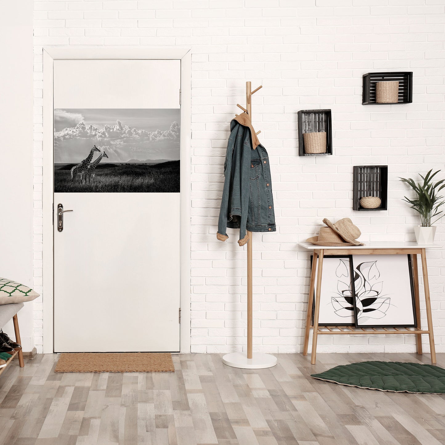 ELEGANT HEIGHTS AVTÄCKTA Horisontell Poster med självhäftande tryck