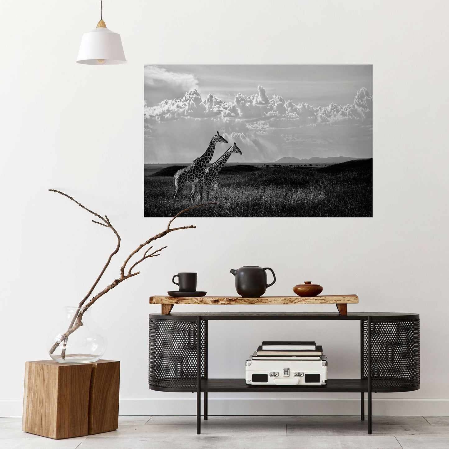 ELEGANT HEIGHTS AVTÄCKTA Horisontell Poster med självhäftande tryck