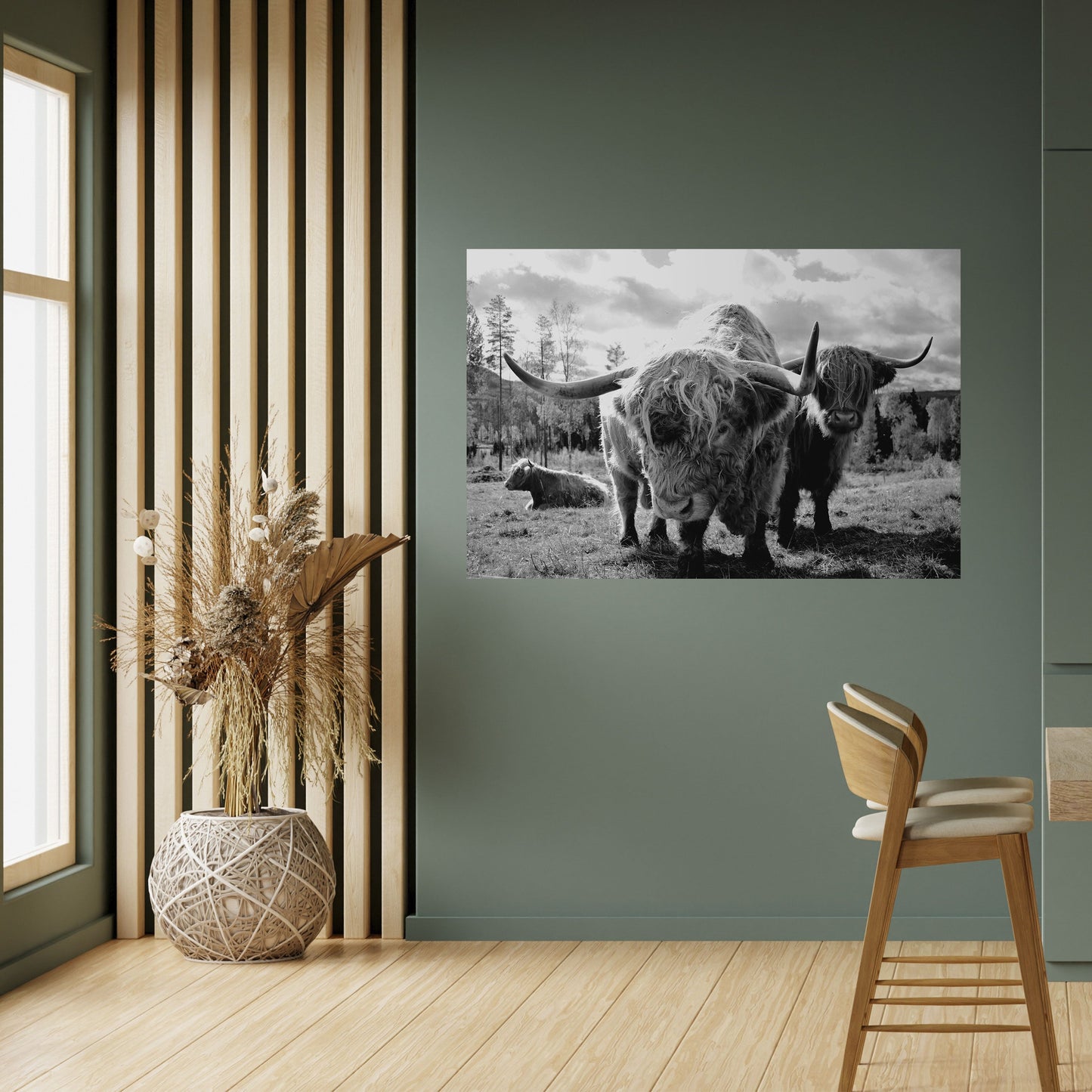 STILLNESS OF OLD SOULS Peel and Stick Horizontal Poster
