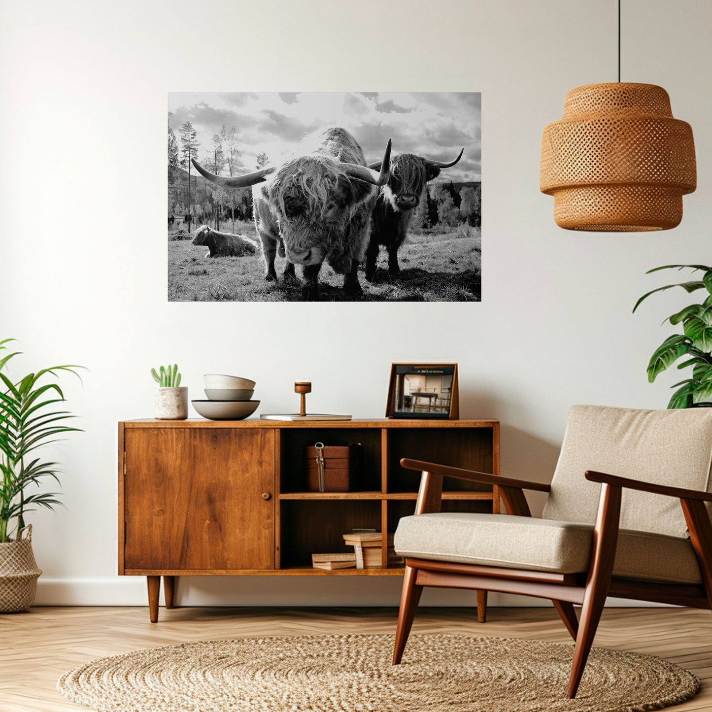STILLNESS OF OLD SOULS Peel and Stick Horizontal Poster