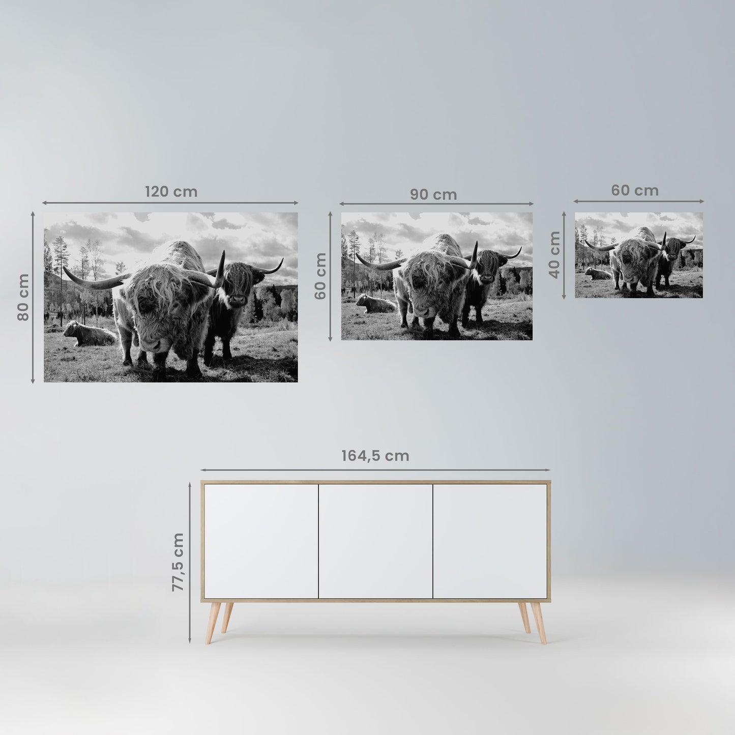 STILLNESS OF OLD SOULS Peel and Stick Horizontal Poster