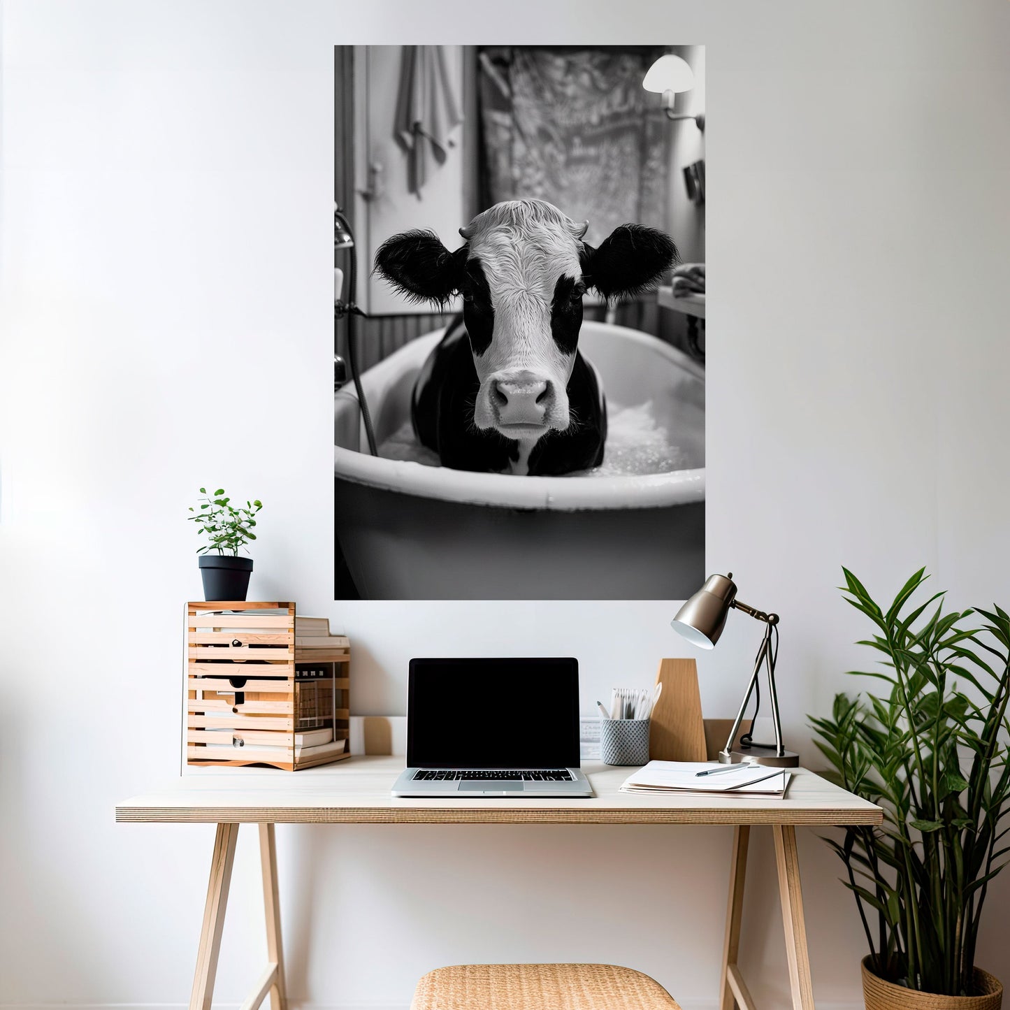 MONOCHROME MOOOD Peel and Stick Vertical Poster