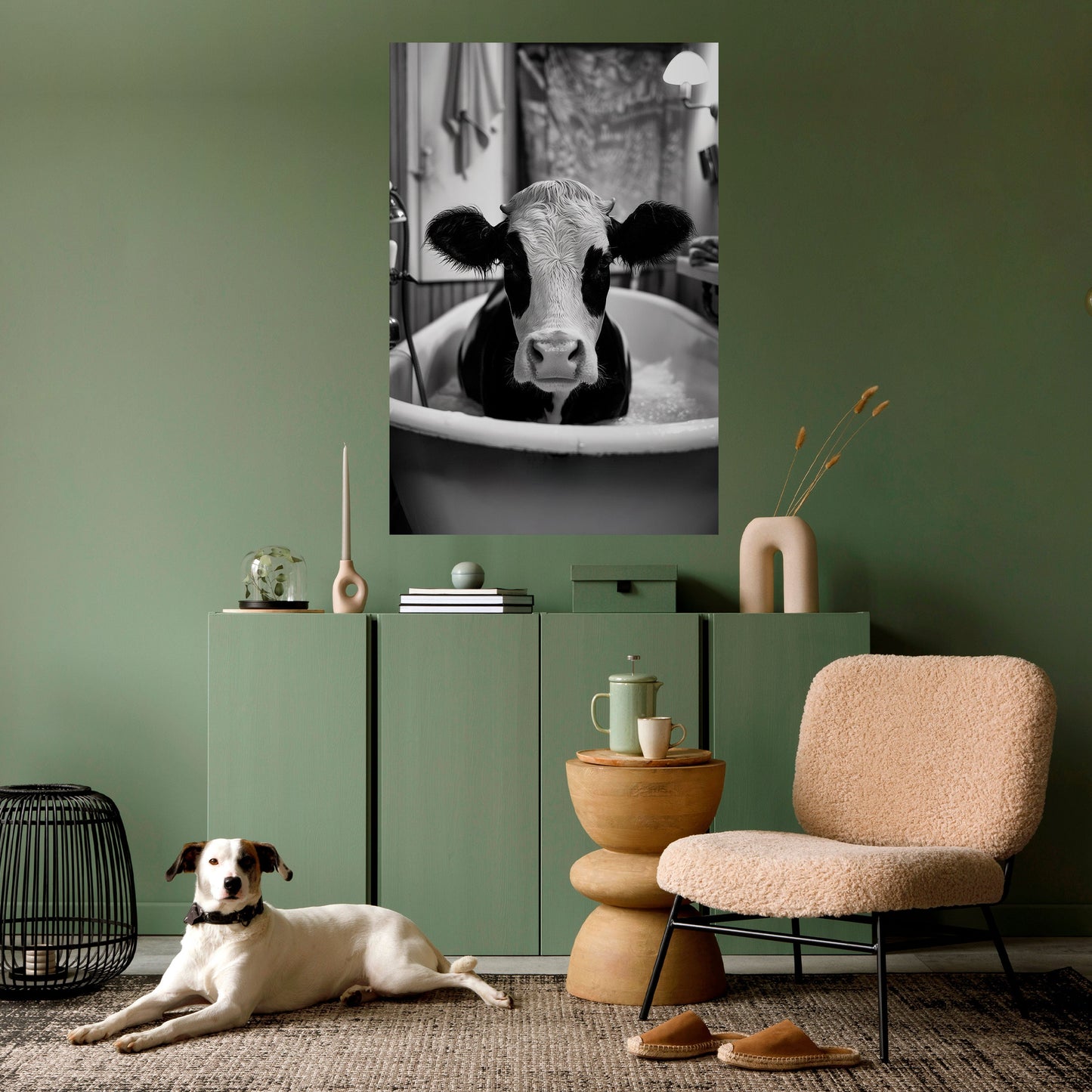 MONOCHROME MOOOD Peel and Stick Vertical Poster