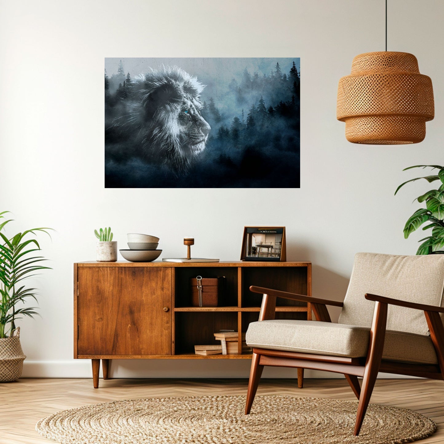 FROSTED ROYALTY horisontell poster med självhäftande tryck