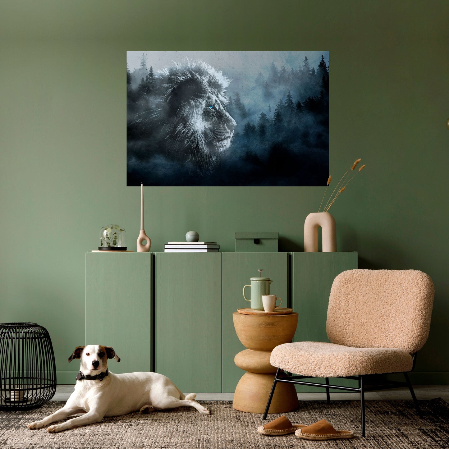 FROSTED ROYALTY horisontell poster med självhäftande tryck