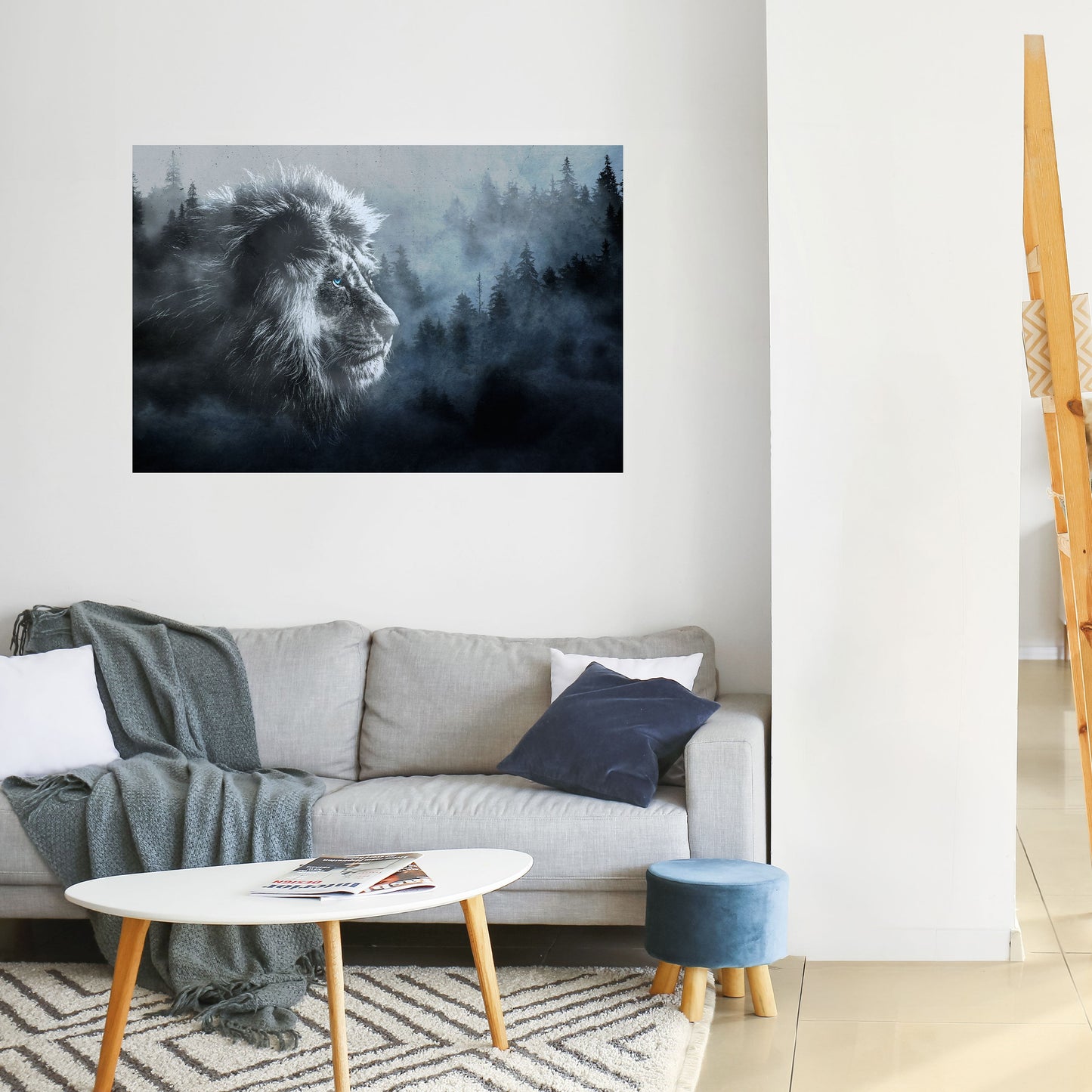 FROSTED ROYALTY horisontell poster med självhäftande tryck