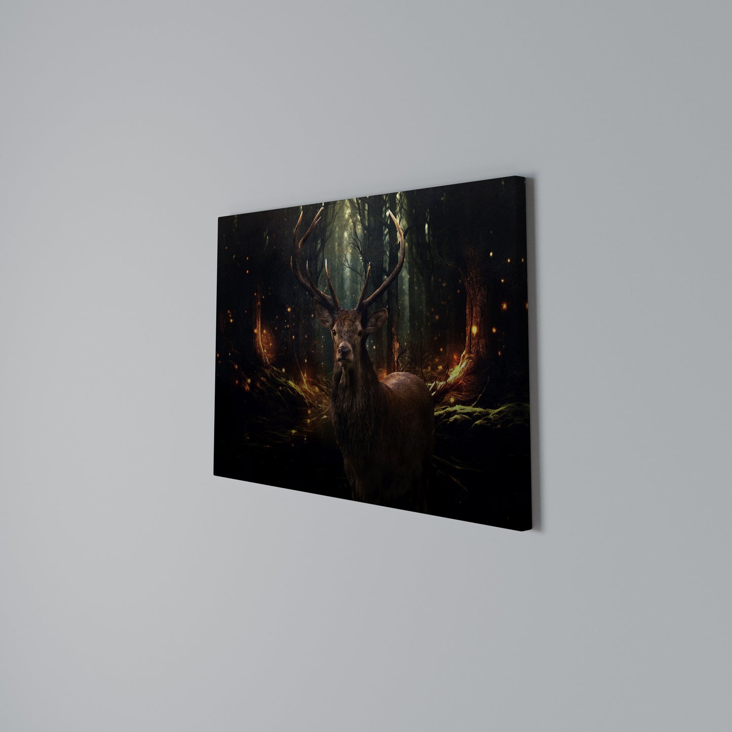 ENCHANTED FOREST GUARDIAN Horizontal Canvas Print