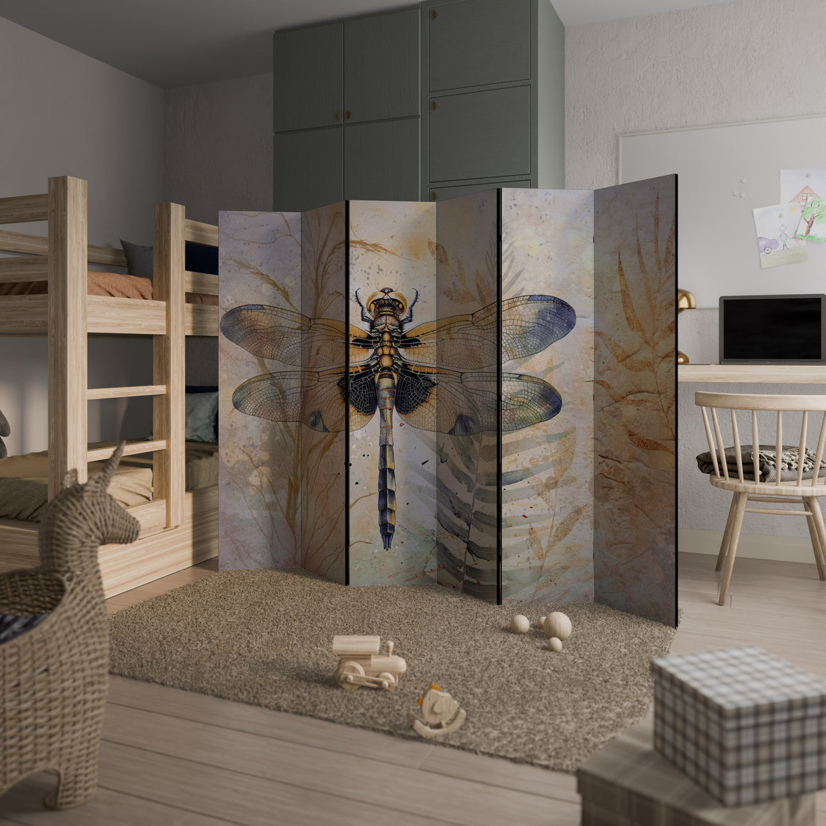 HER HIGHNESS DRAGONFLY Rumsavdelare 6 paneler