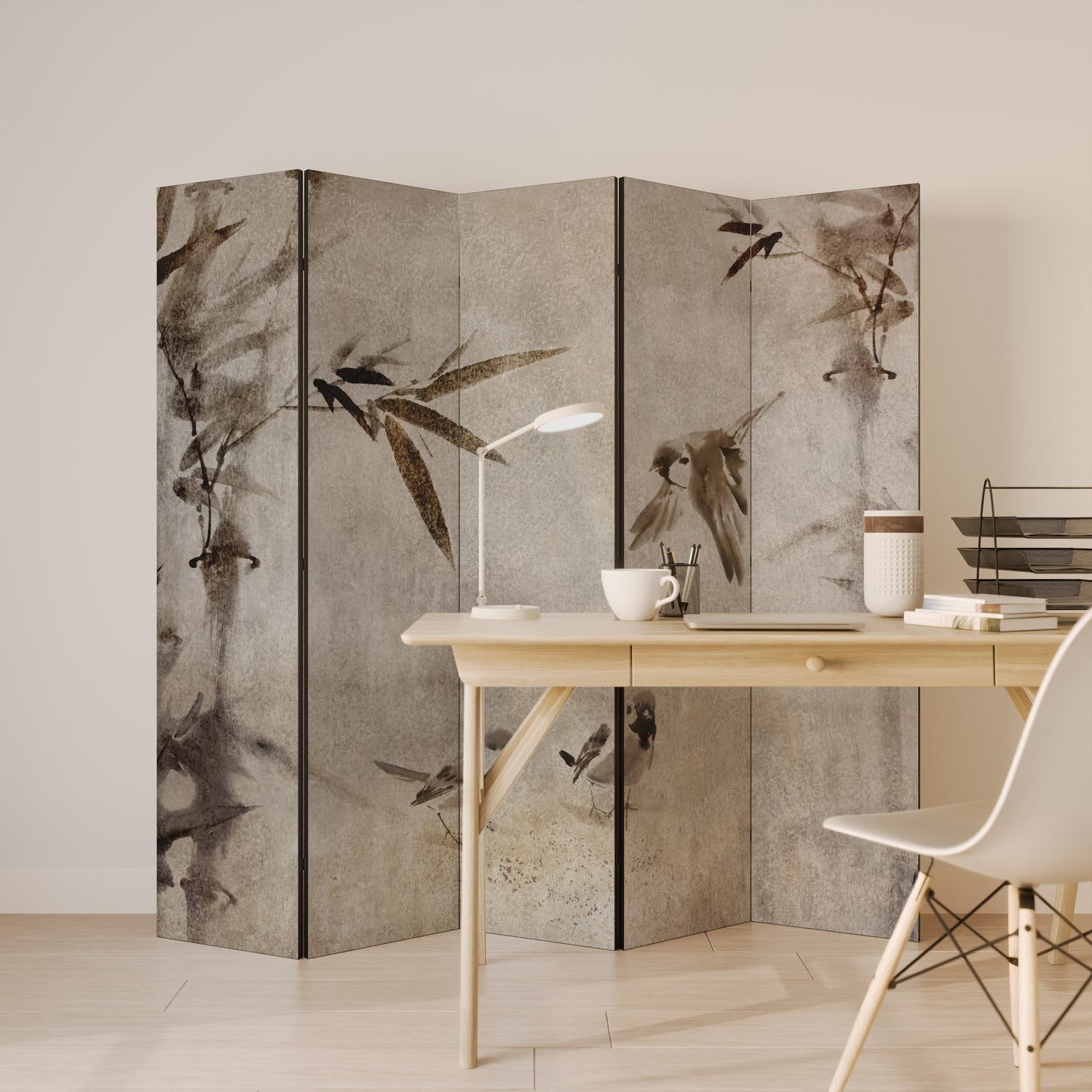 SPARROW BLISS Decorative 5-Panel Room Divider