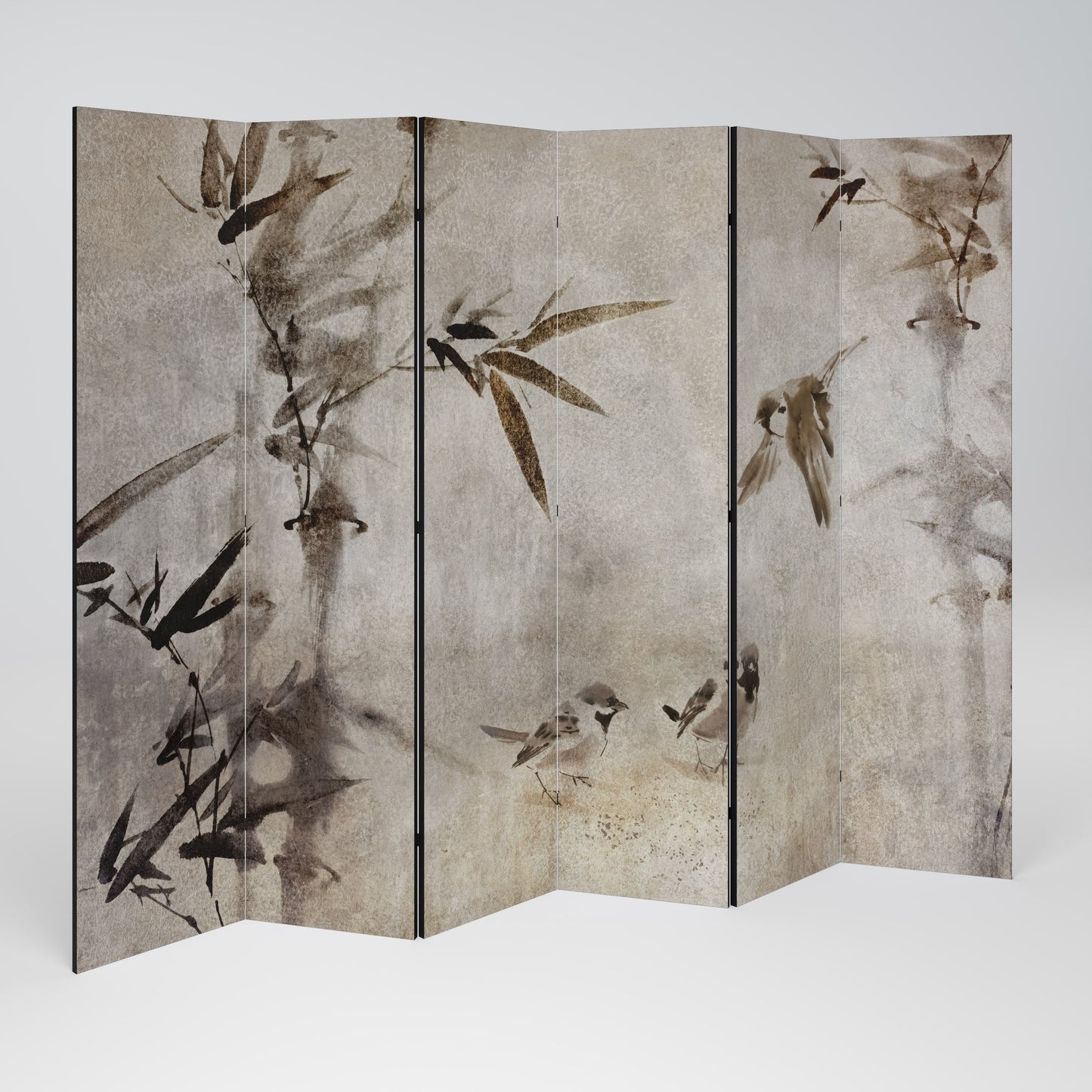Sparrow Bliss Dekorativ rumsavdelare med 6 paneler