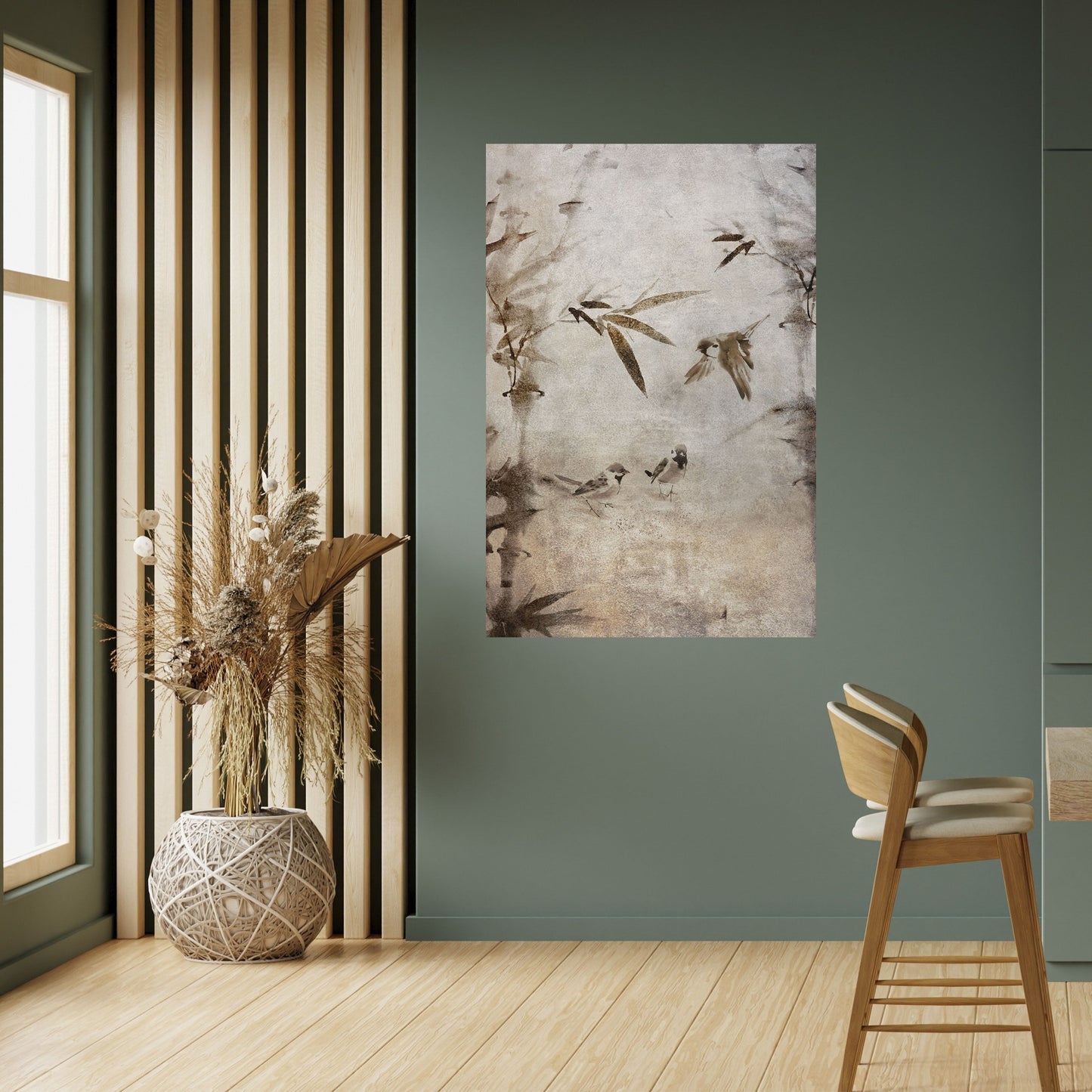SPARROW BLISS Peel and Stick Vertical Poster