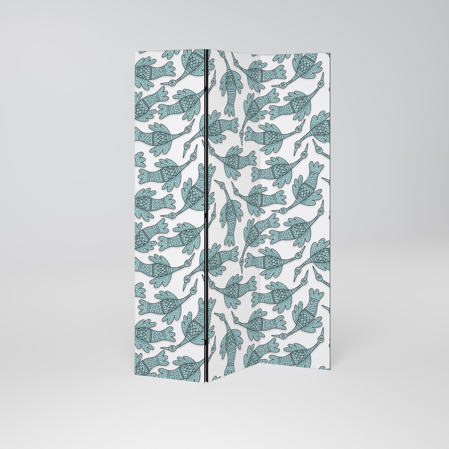 WATERSPOUT SONGIBIRD Decorative 3-Panel Room Divider