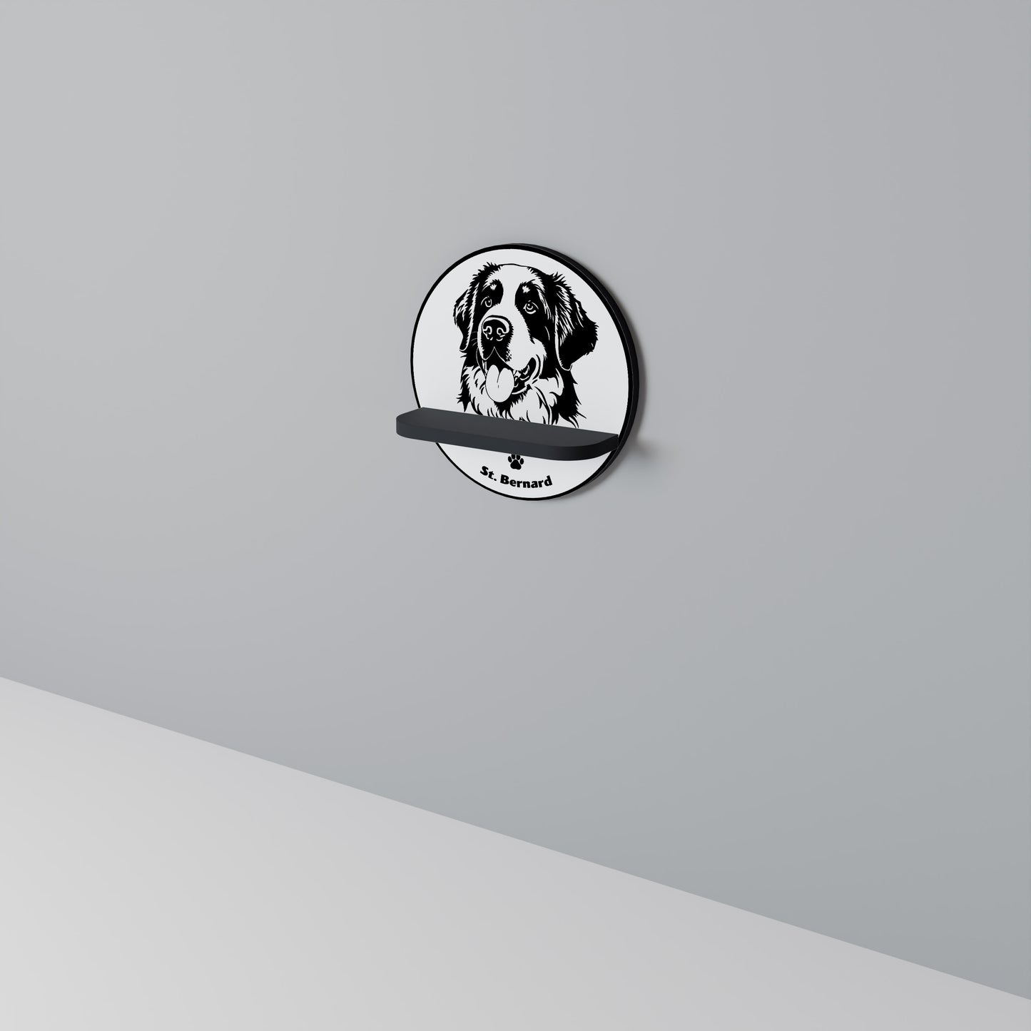 SAINT BERNARD Art Shelf