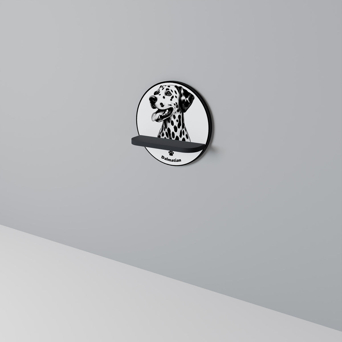 DALMATIAN DOG Art Shelf