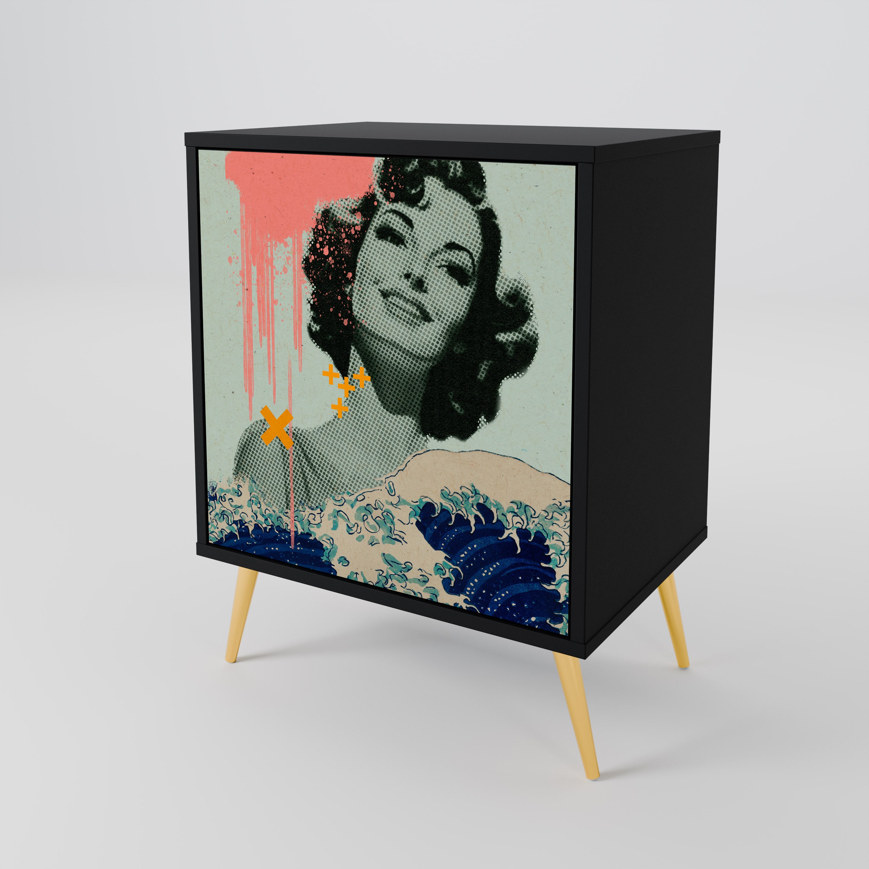 KANAGAWA BEAUTY 1-Door Sideboard