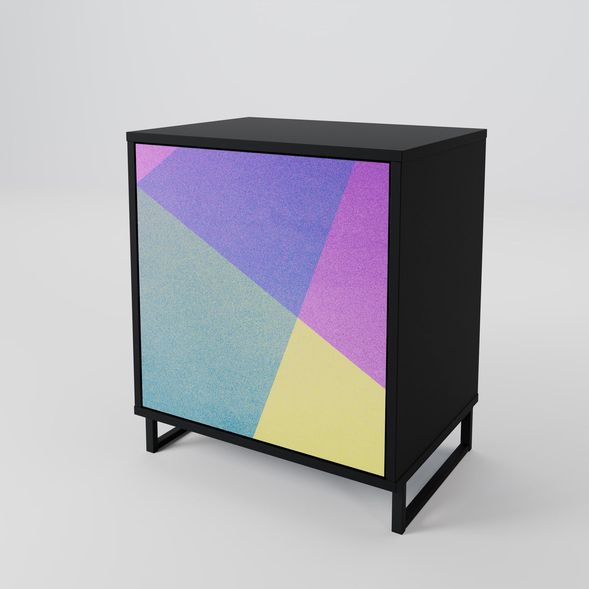 BRIGHT GEOMETRY Skänk med en dörr