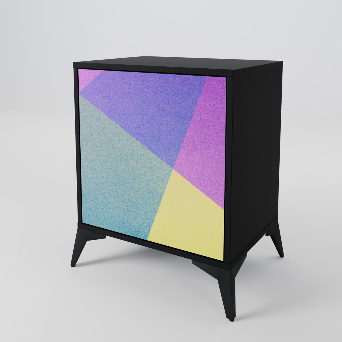 BRIGHT GEOMETRY Skänk med en dörr